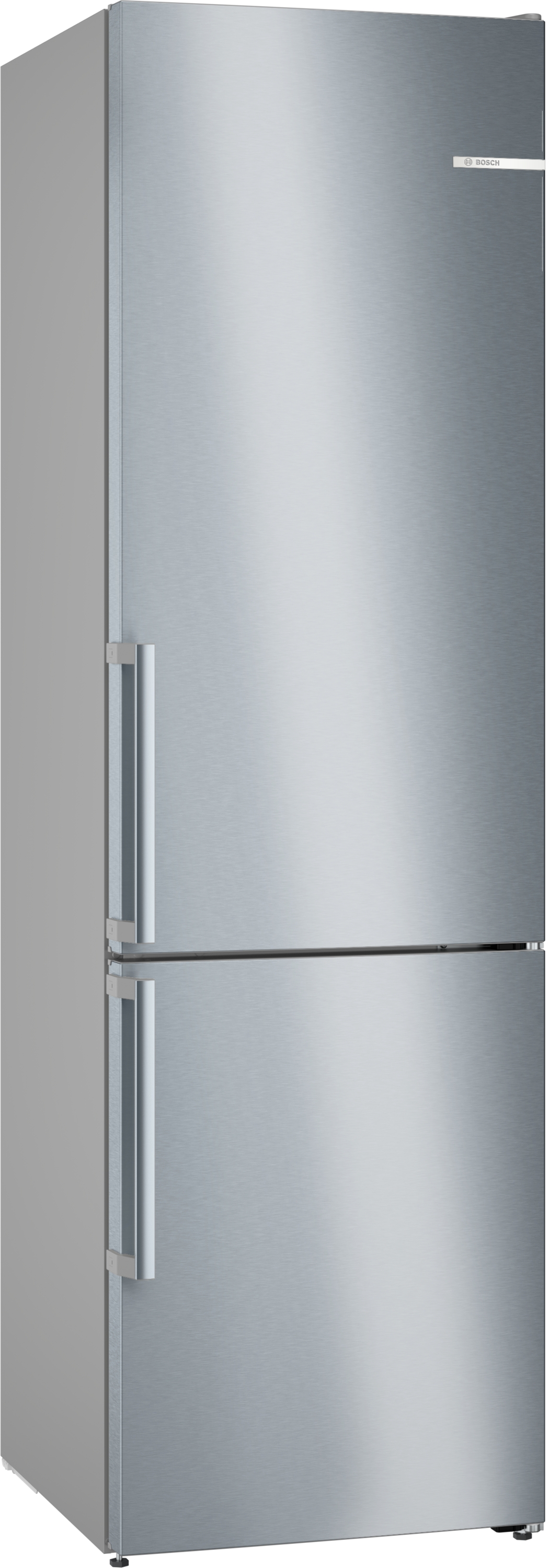 Bosch Serie 6, Freistehende Kühl-Gefrier-Kombination mit Gefrierbereich unten, 203 x 60 cm, Edelstahl (mit Antifingerprint), KGN39AIAT