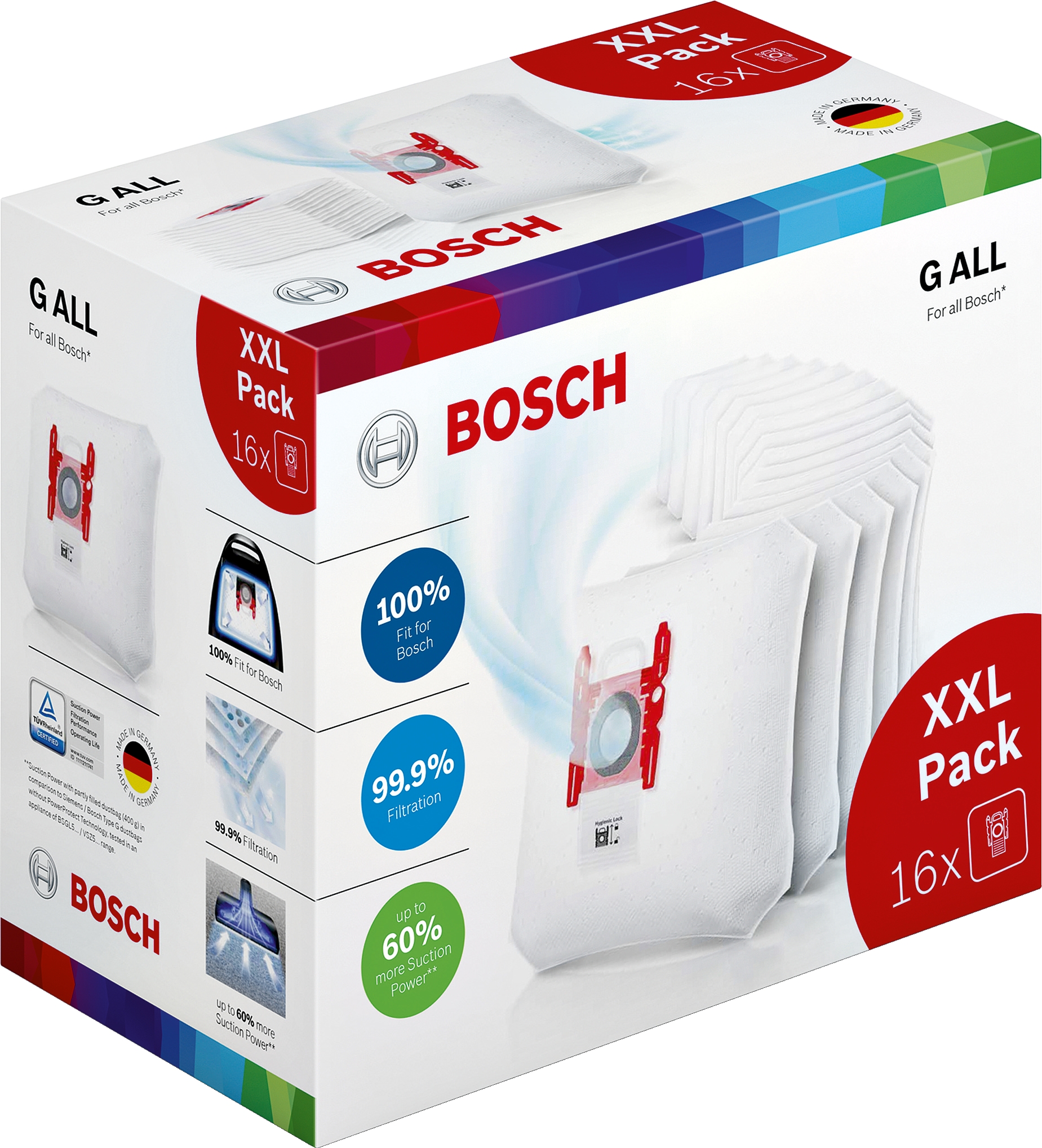 Bosch Vacuum cleaner dustbag, Type GALL, BBZ16GALL