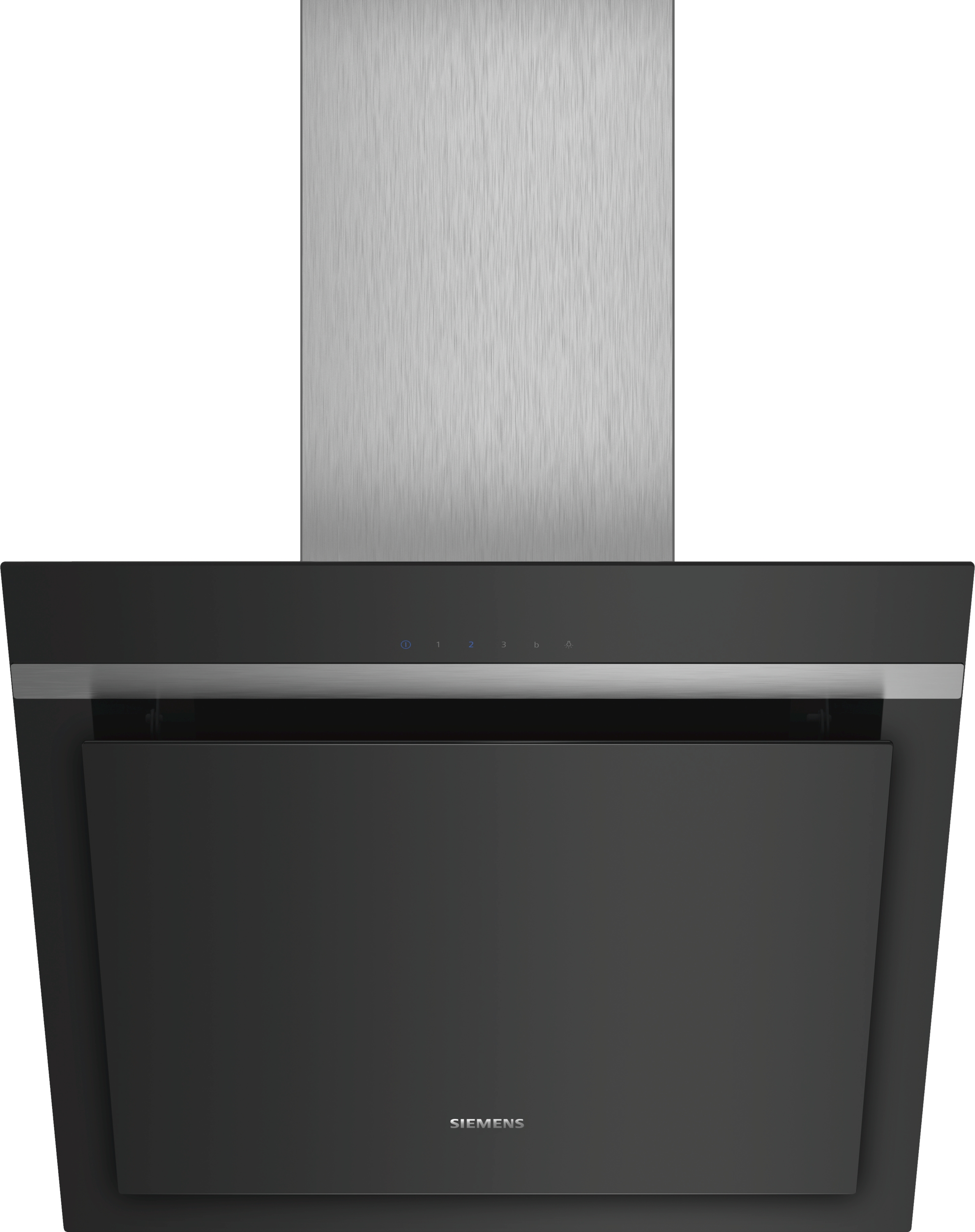 Siemens iQ300, Wandesse, 60 cm, Klarglas schwarz bedruckt, LC67KHM60