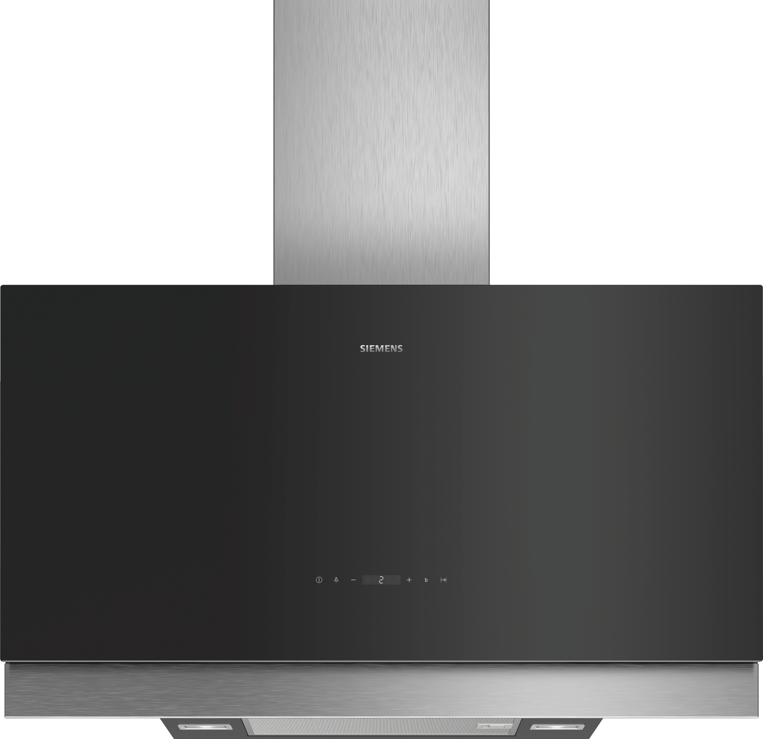 Siemens iQ500, Wandesse, 90 cm, Klarglas schwarz bedruckt, LC97FQP60
