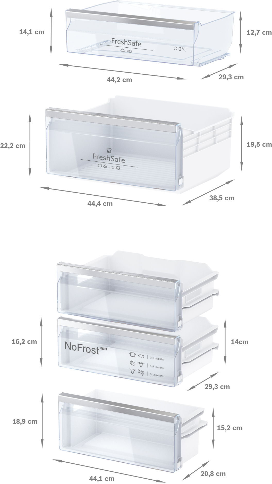 NEFF Einbau-Kühlschrank, KI7862FE0, 177.2cn hoch, 54.1 cm breit |  4242004255444 | Kühl-Gefrierkombinationen