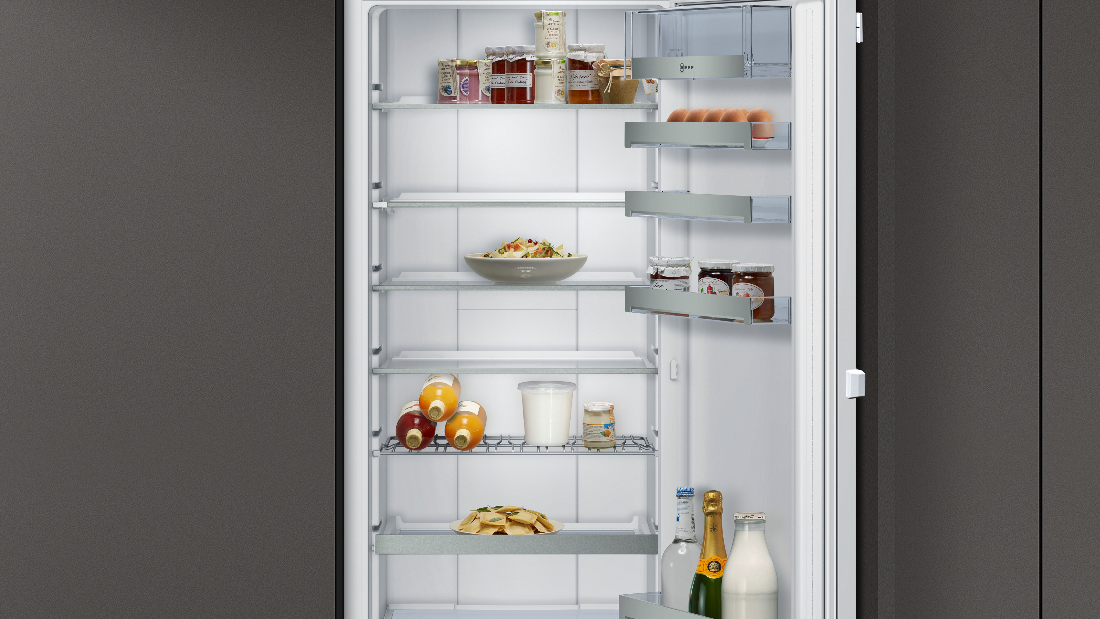 NEFF Einbau-Kühlschrank, KI8813FE0, 177.2 cm hoch, 55,8 cm breit,  Gefrierfach | 4242004271642