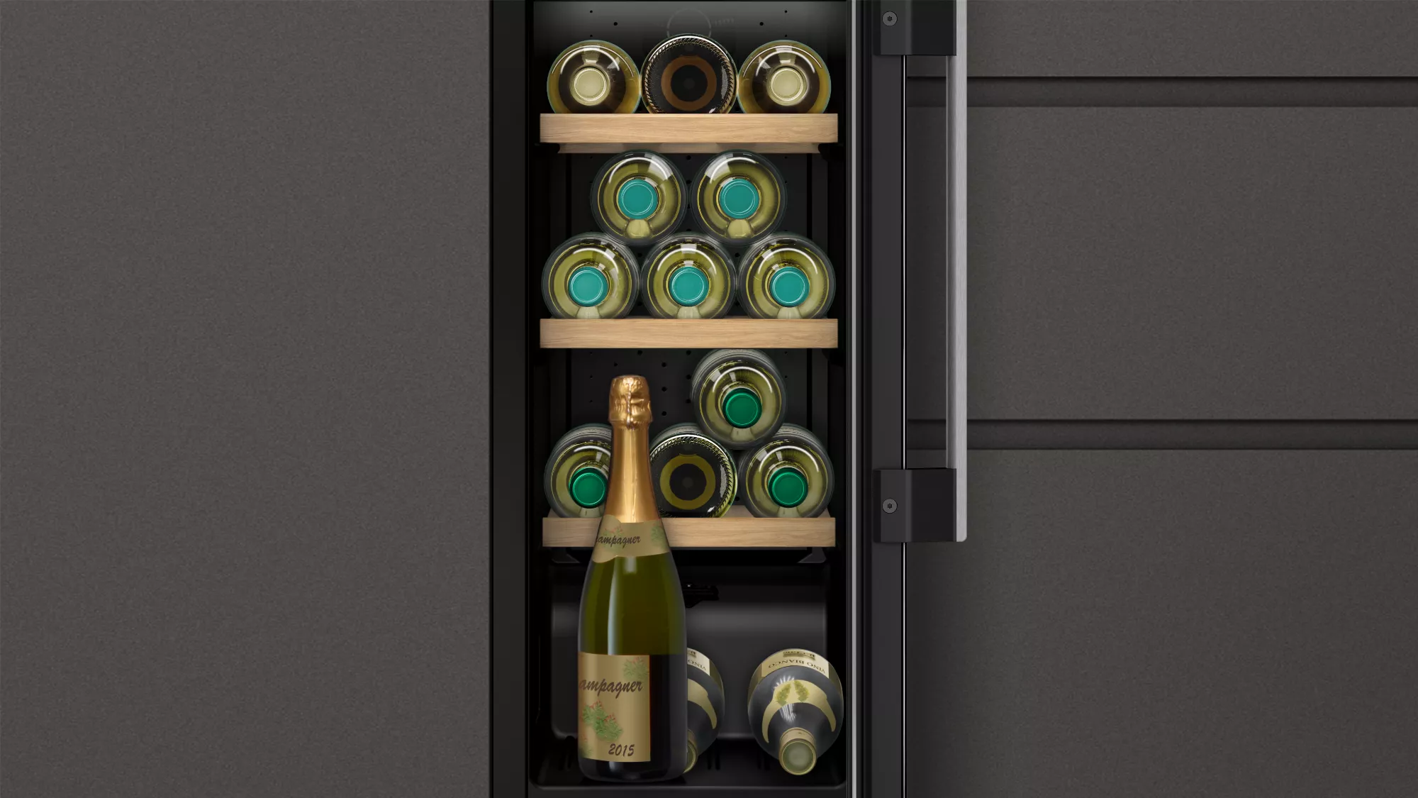 NEFF Weinkühlschrank KU9202HF0,  82 cm hoch, 30 cm breit, Glastüre 