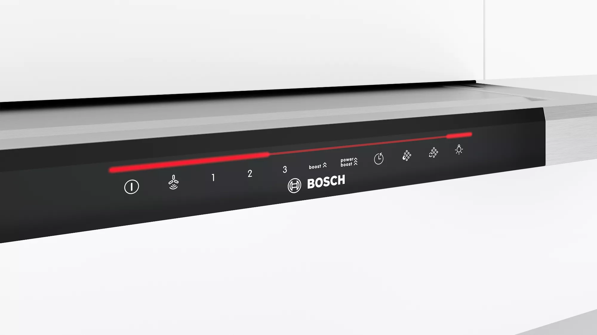 Bosch Serie 8, Flachschirmhaube, 60 cm, Edelstahl, DFS067K51