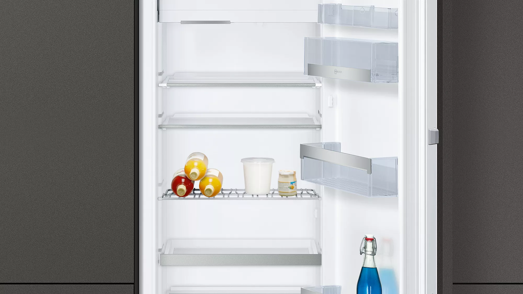 NEFF  Einbau-Kühlschrank  KI2823FF0,  177,2 cm hoch, 55,8 cm breit, Gefrierfach
