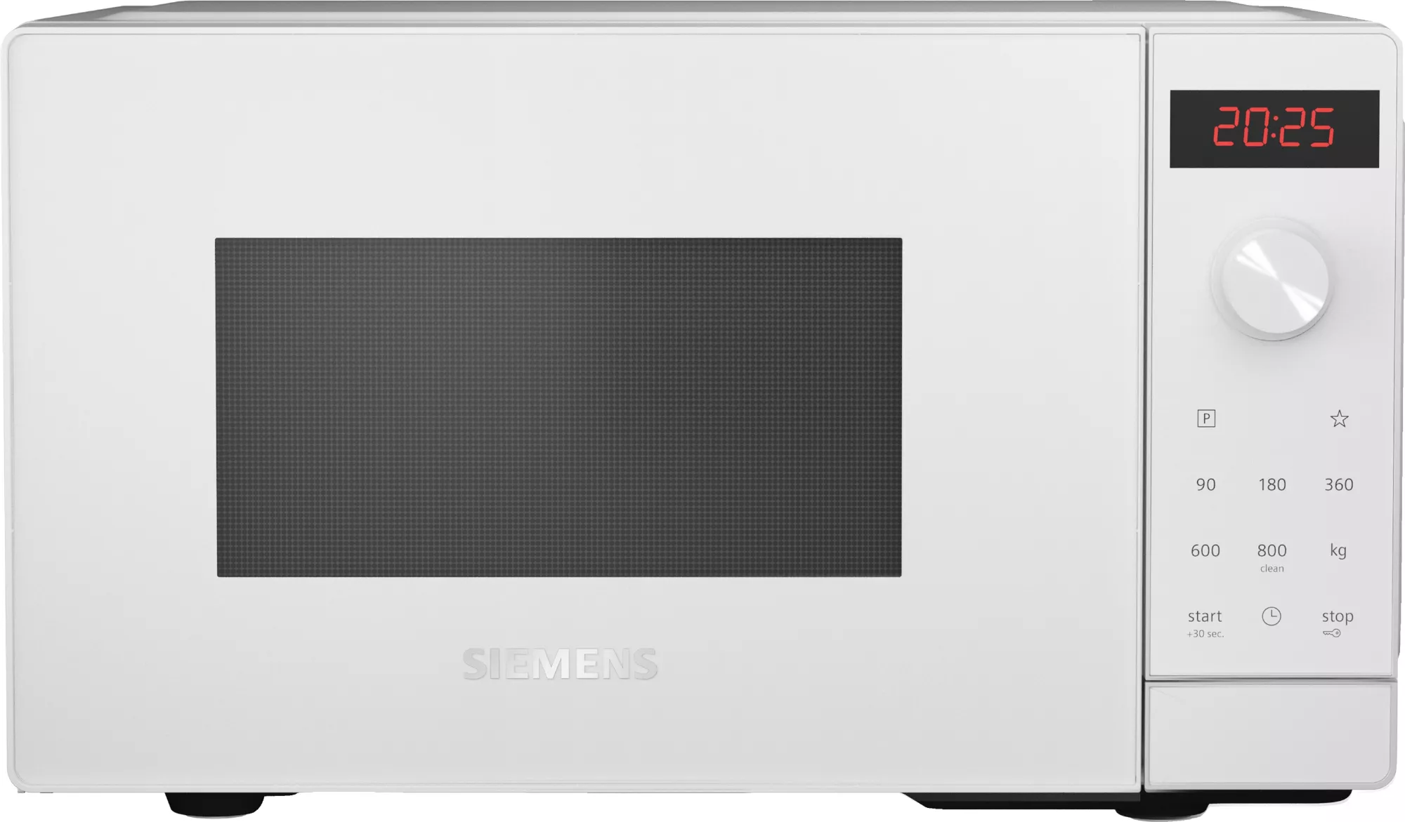 Siemens iQ300, Freistehende Mikrowelle, 44 x 26 cm, Weiß, FF023LMW0