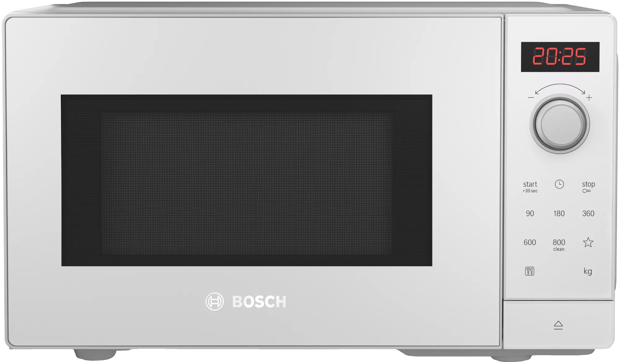 Bosch Serie 2, Freistehende Mikrowelle, 44 x 26 cm, Weiß, FFL023MW0