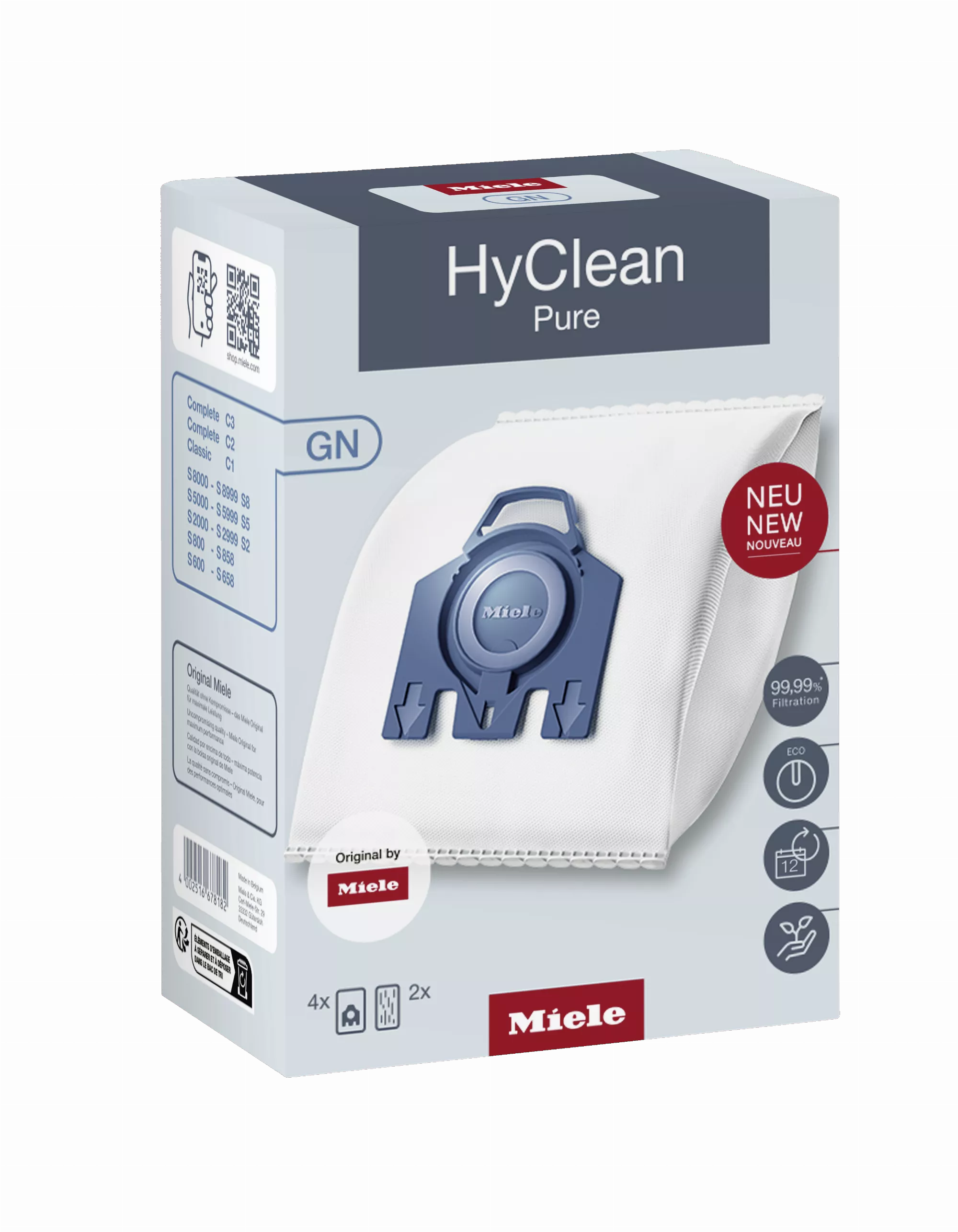 Miele GN HyClean Pure Staubsaugerbeutel