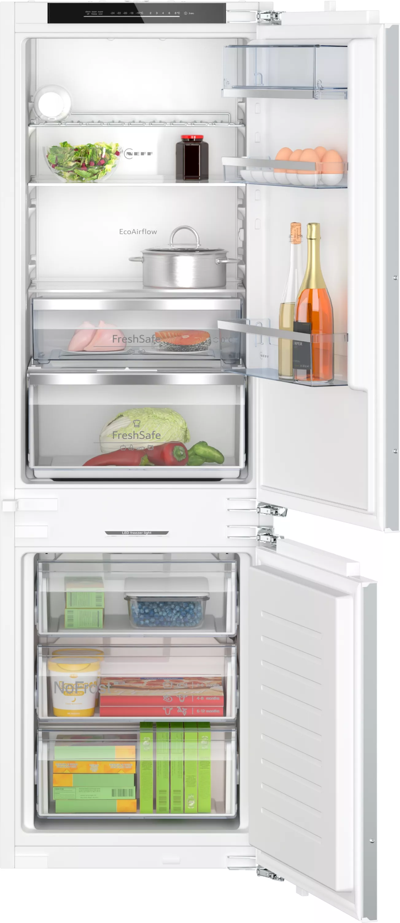 NEFF N 70, Einbau Kühl-Kühlschrank mit Gefrierfach, 177.2 x 55.8 cm KI7863DD0