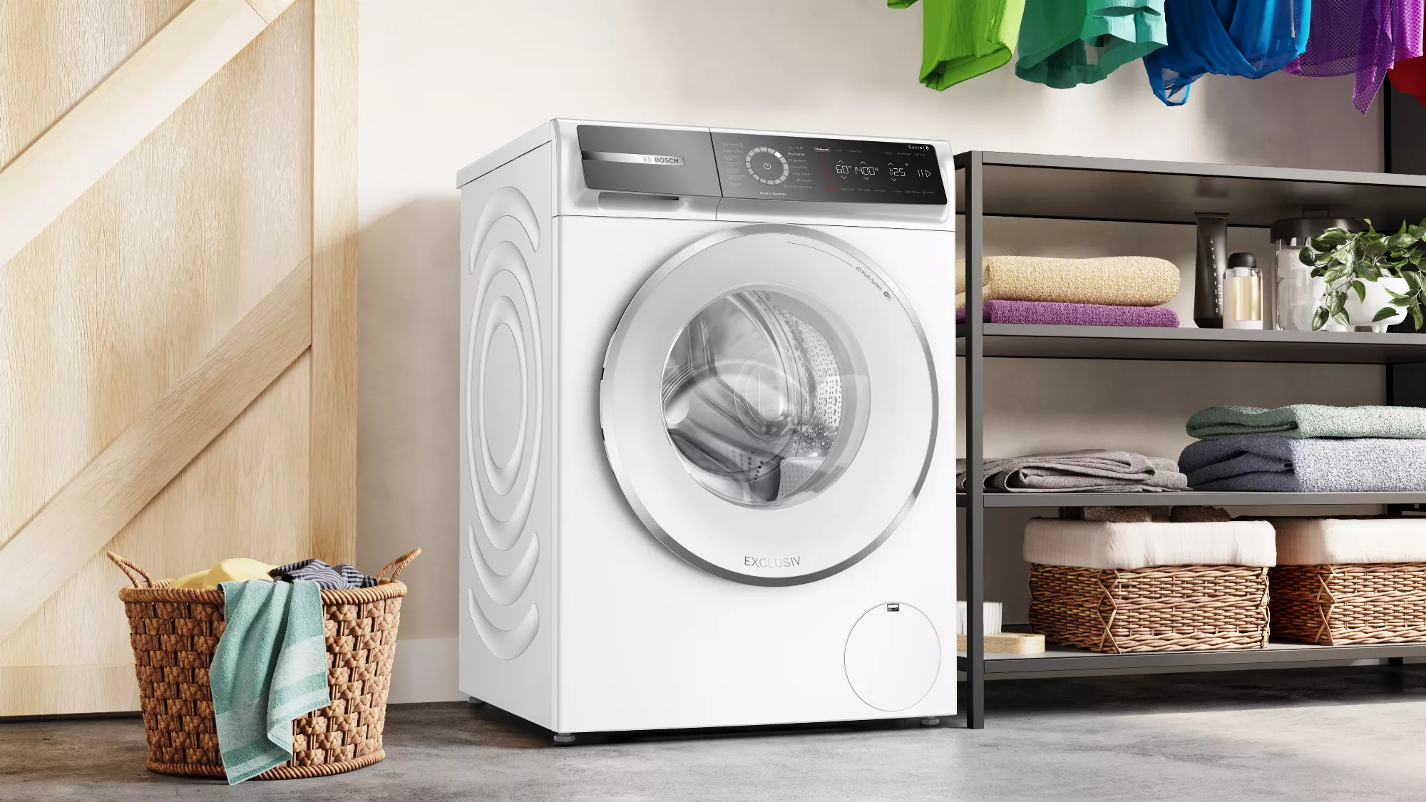BOSCH Waschmaschine WGB244090, 9 kg, 1400 U/min, Home Connect