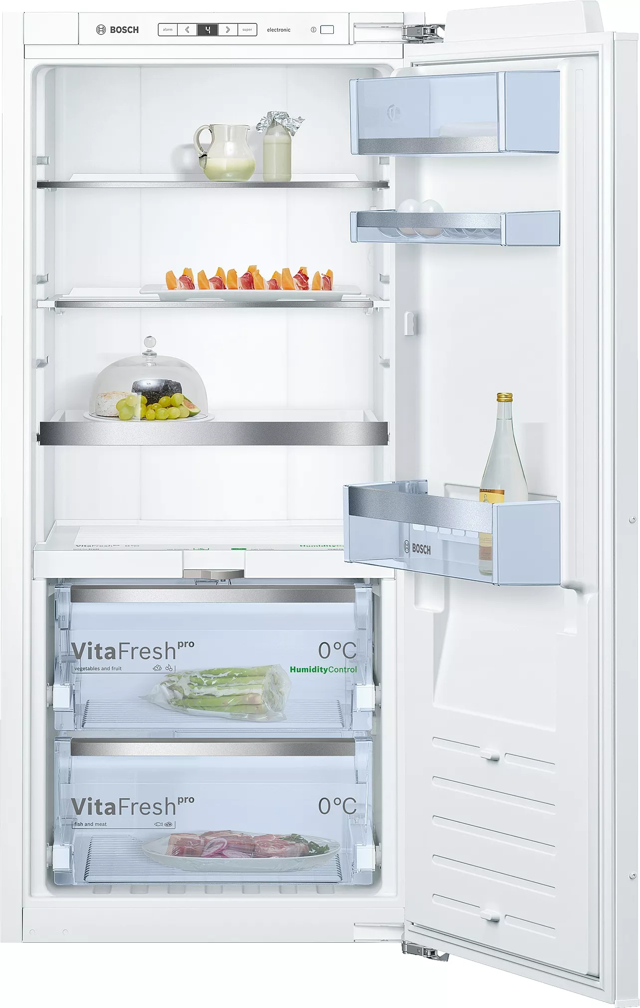 Bosch Serie 8, KIF41ADD0 Einbau-Kühlschrank, 122.5 x 56 cm, Flachscharnier mit Softeinzug