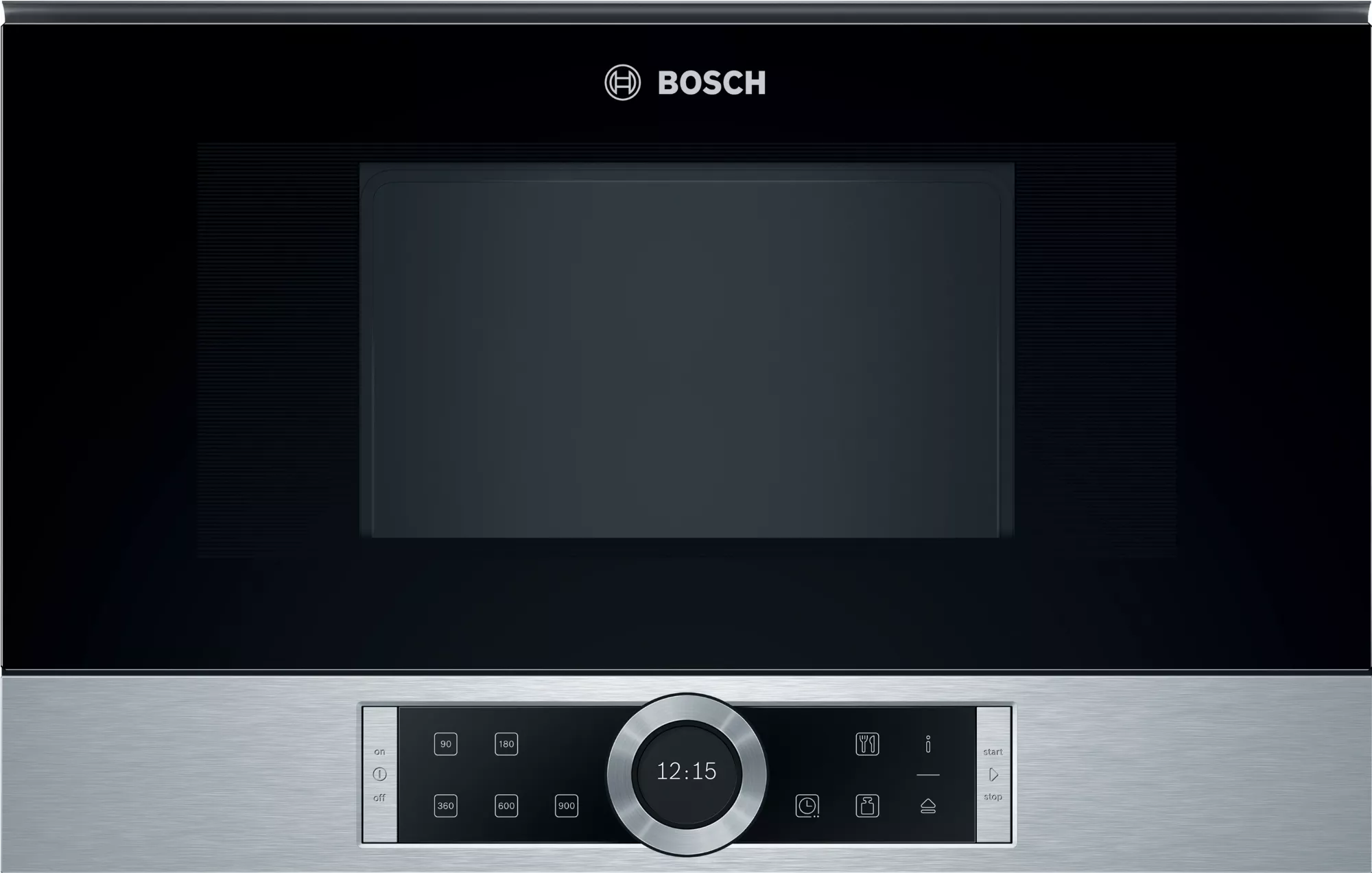Bosch Serie 8, Einbau-Mikrowelle, Edelstahl, BFR634GS1