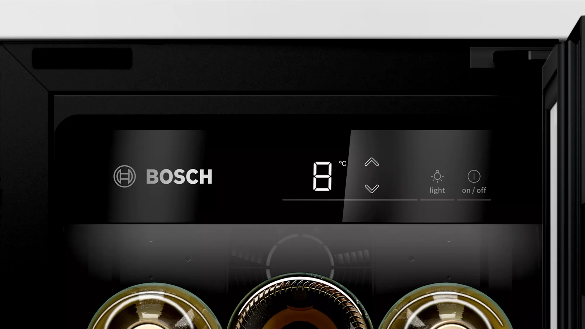 Bosch Serie 6, Weinkühlschrank mit Glastür, 82 x 30 cm, KUW20VHF0