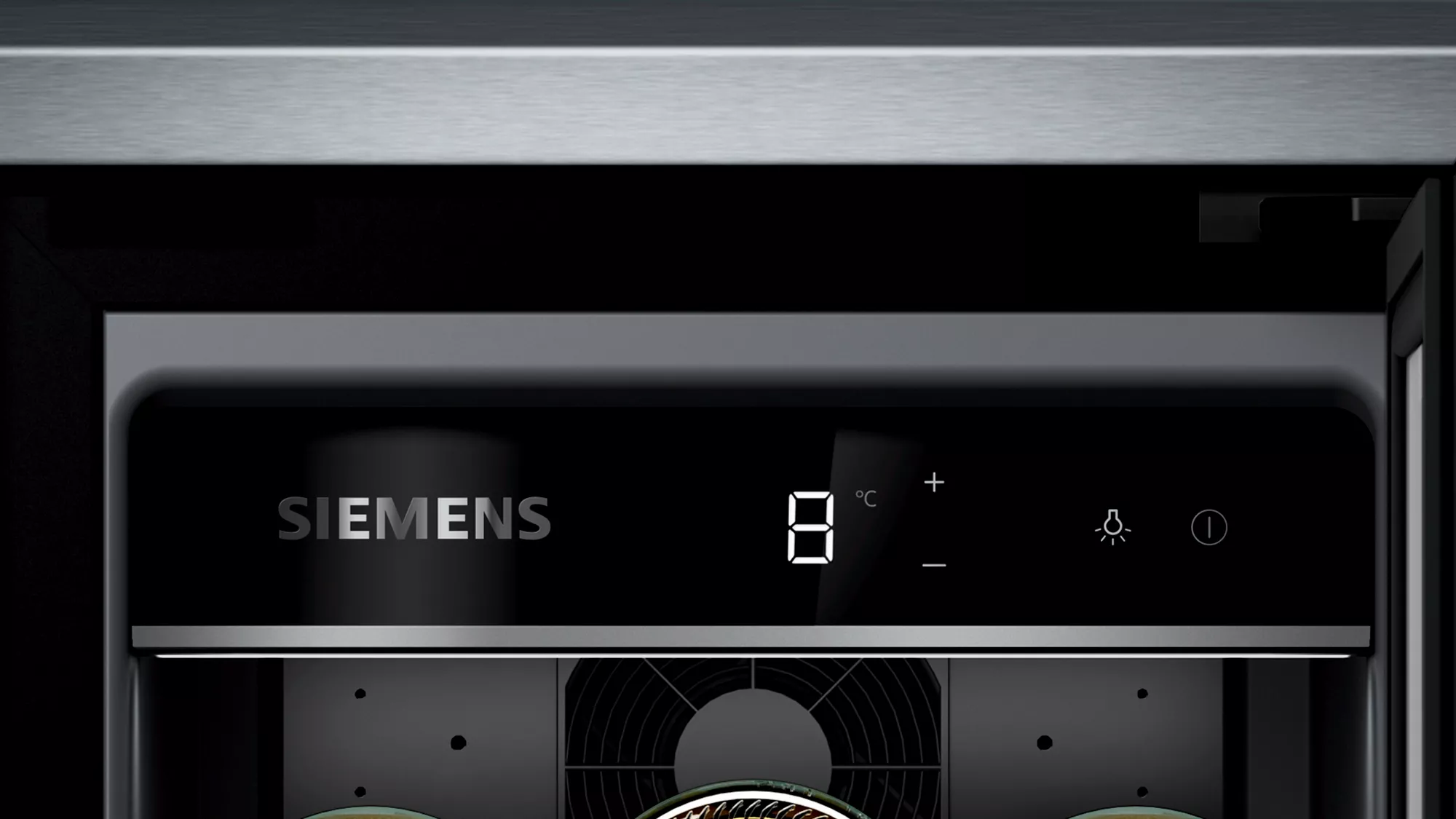 Siemens iQ500, Weinkühlschrank mit Glastür, 82 x 30 cm, KU20WVHF0